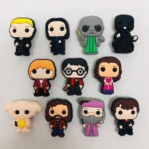 11pc Harry Potter Shoe Charms - Multiple Characters, Croc Accessories